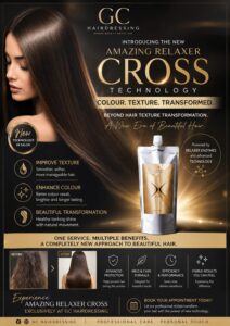 ✨ Improve Hair Texture
✨ Enhance Colour Results
✨ Create a Smoother, More Manageable Finish
Powered by innovative relaxer enzymes and advanced technology, Amazing Relaxer CROSS takes hair transformation beyond traditional relaxing.
One service. Multiple benefits. A completely new approach to beautiful hair.
